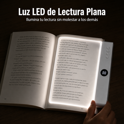 Lámpara LED Plana de Lectura Nocturna con Protección Ocular